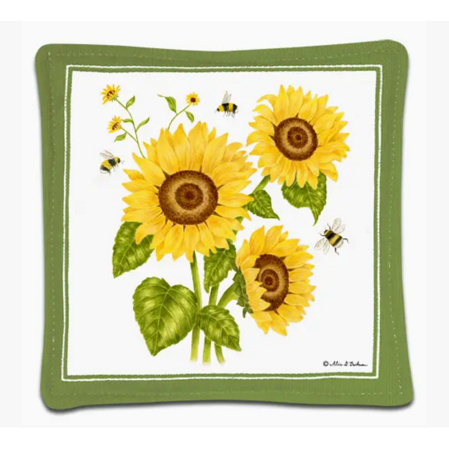 Spiced Mug Mat Sunflowers & Bees