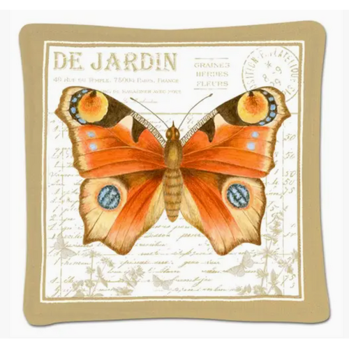  Alice's Cottage Spiced Mug Mat Peacock Butterfly 