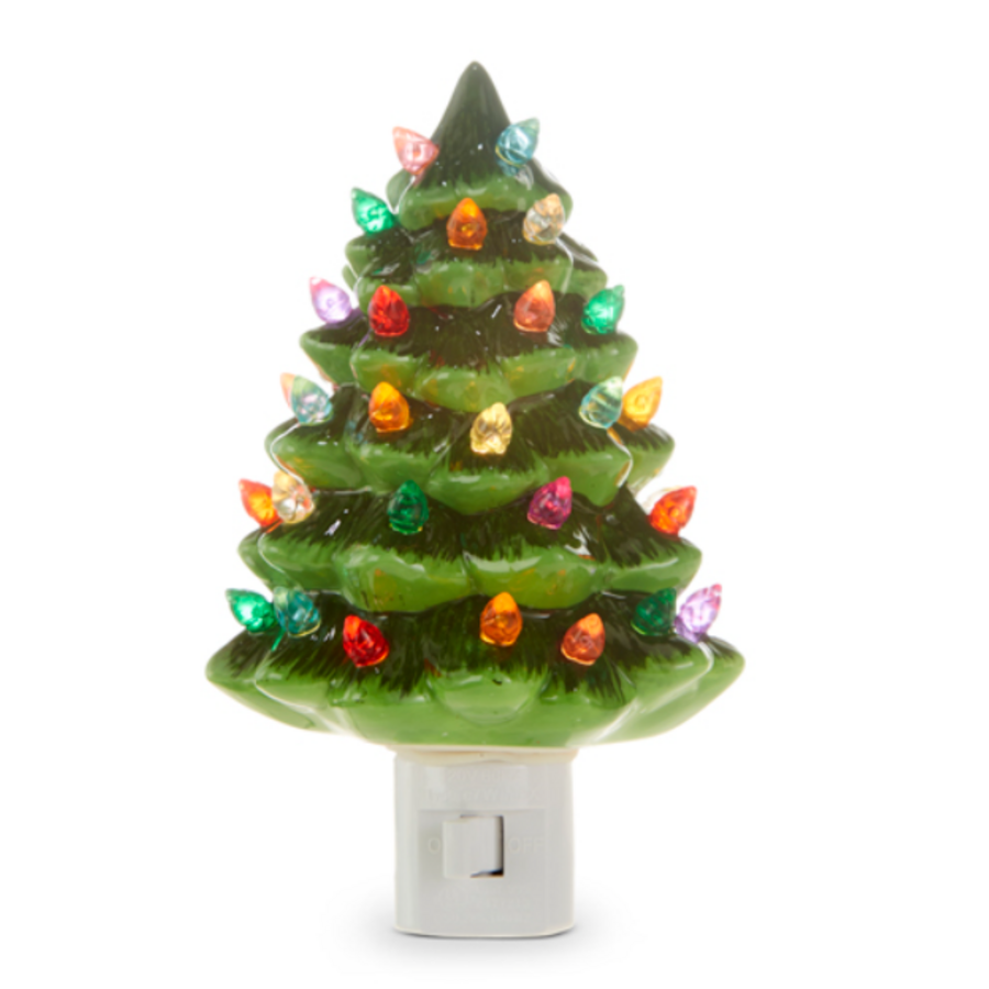 6" Vintage Tree Night Light