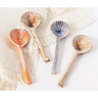 Stoneware Scallop Shell Spoon
