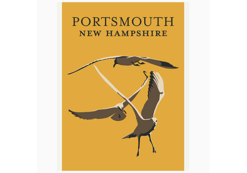  Fridgedoor Portsmouth Seagulls Magnet 