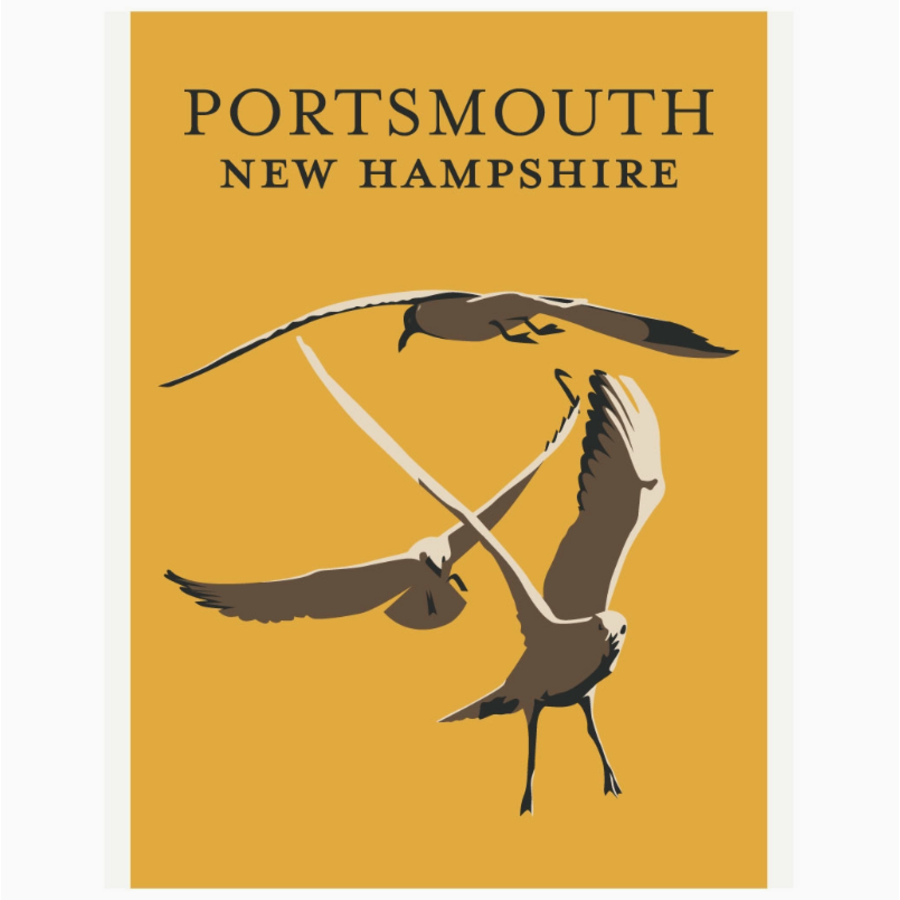 Portsmouth Seagulls Magnet