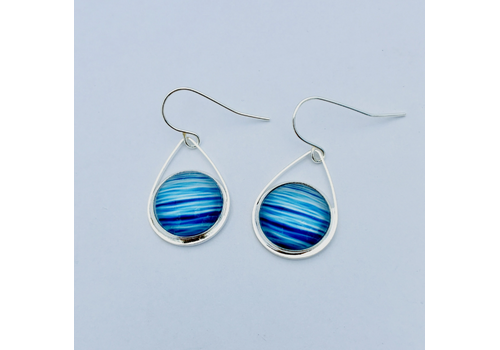  Nancy Reid Carr Calm Waters Teardrop Earrings 