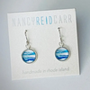 Nancy Reid Carr Watercolor Drop Earrings Blue Breeze