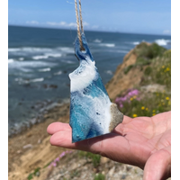 NH State Ocean Ornament with Sand