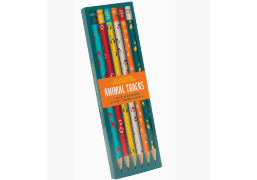  Unemployed Philosophers Guild Animal Tracks Pencil Set 
