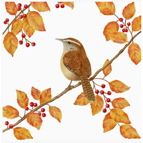  Alice's Cottage Flour Sack Towel Fall Leaves 