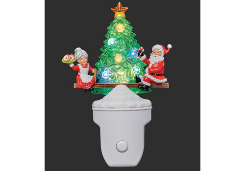  Roman Inc Mr & Mrs Claus Seesaw Night-Light 