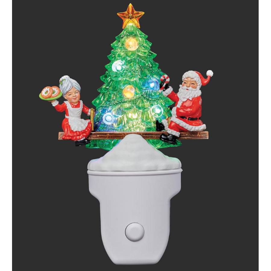 Mr & Mrs Claus Seesaw Night-Light