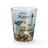 Cape Shore Shot Glass Light Houses of Maine