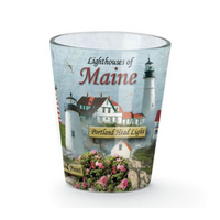 Shot Glass Light Houses of Maine