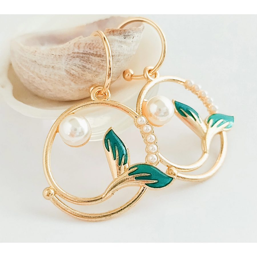 Gold Mermaid Earrings