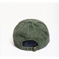 Pumpkin Embroidery Fall Baseball Cap Olive