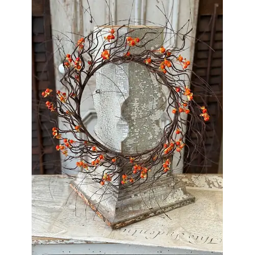  Wild Vine Bittersweet Wreath 22" 