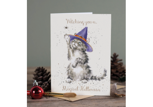  Wrendale Designs The Witch's Cat Card 