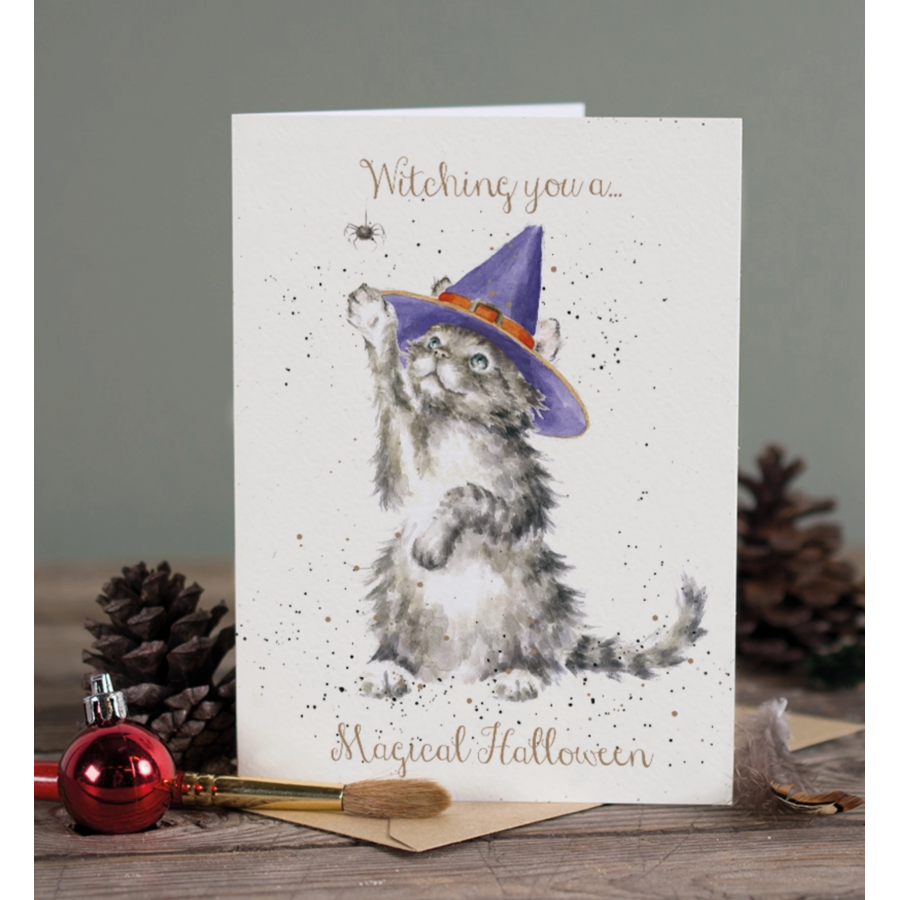 The Witch's Cat Card