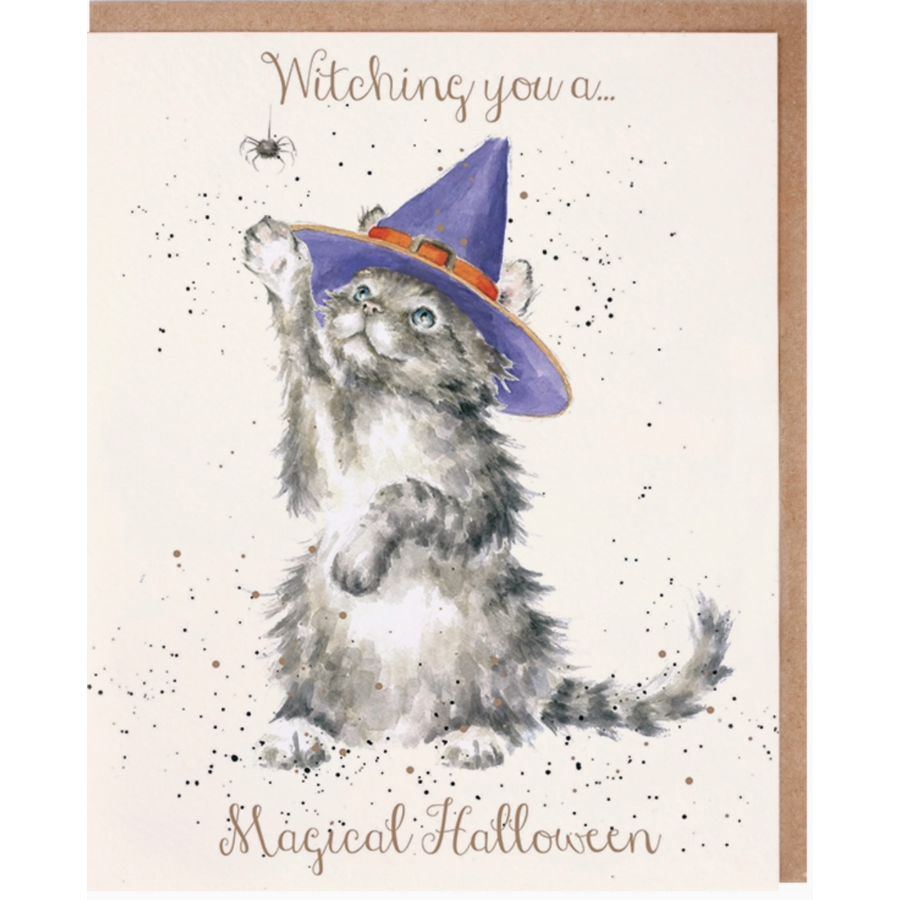 The Witch's Cat Card