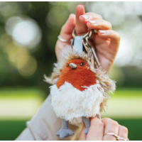 Robin Plush Keyring