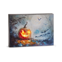 10" Lighted Spooky Nights Block