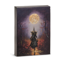 10" Lighted Spooky Nights Block