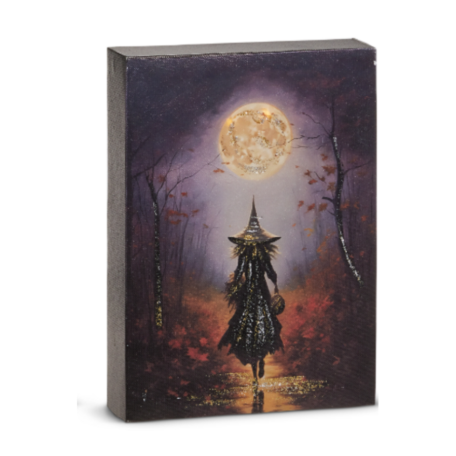 10" Lighted Spooky Nights Block