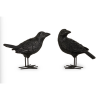 7.5" Crow Candle Holder