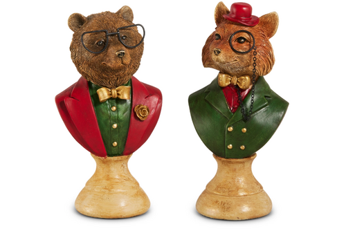  8" Sophisticated Animal Bust 