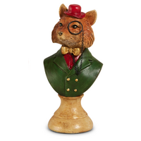 8" Sophisticated Animal Bust