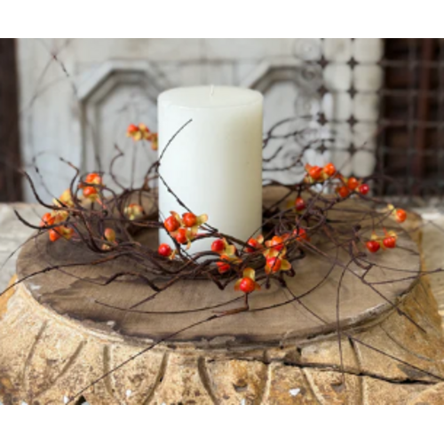  Wild Vine Bittersweet Candle Ring 