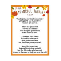 Thankful Turkey Charm