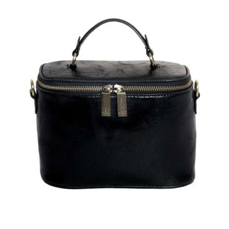 Vegan Leather Vanity Case Crossbody