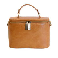 Vegan Leather Vanity Case Crossbody
