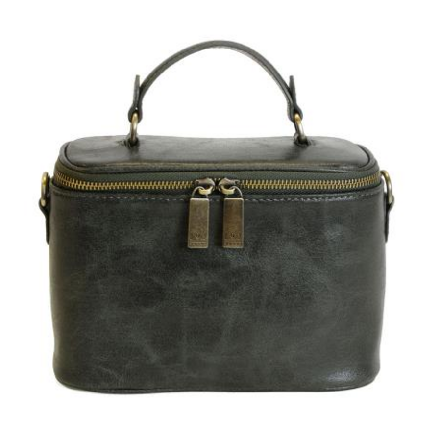 Vegan Leather Vanity Case Crossbody
