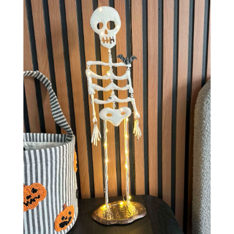Light Up Skeleton Sitter