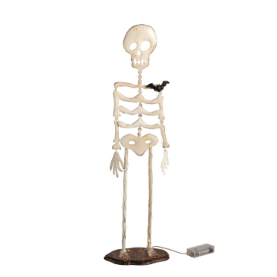 Light Up Skeleton Sitter
