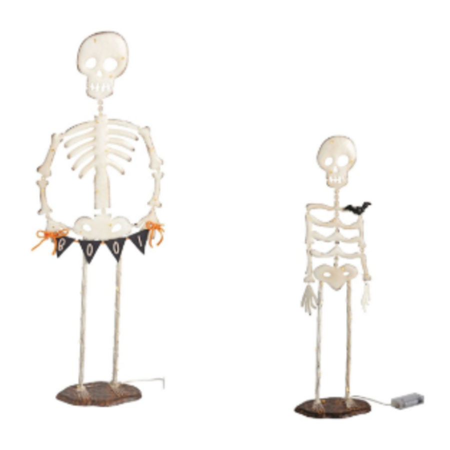 Light Up Skeleton Sitter