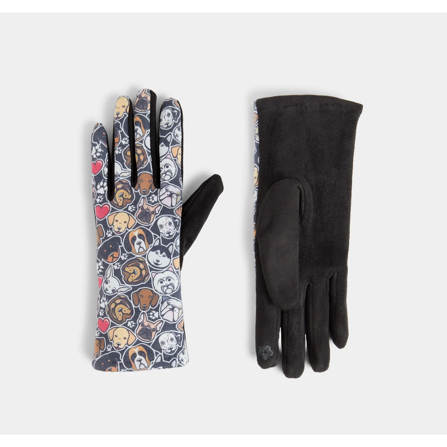 Dog Lover Touchscreen Gloves