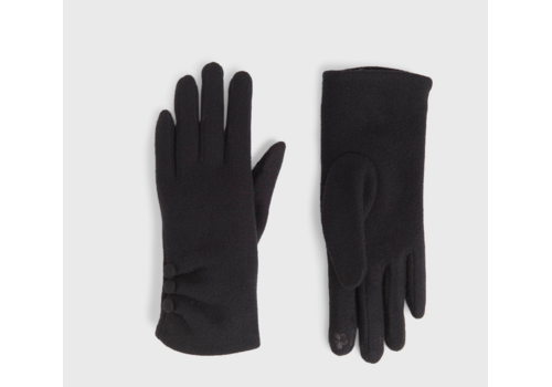  COCO + CARMEN Chic Button Detail Touchscreen Gloves 