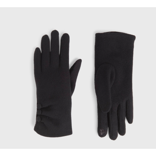  COCO + CARMEN Chic Button Detail Touchscreen Gloves 