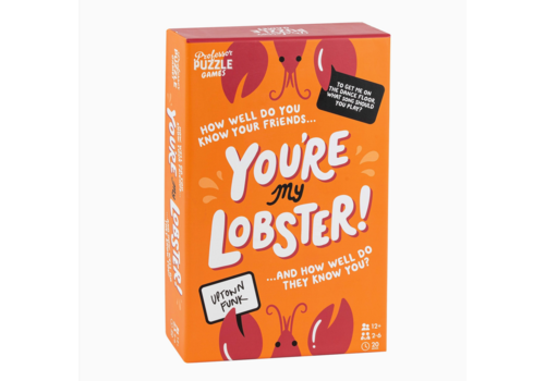  Professor Puzzle You're My Lobster! Party Game 