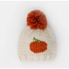 Huggalugs Pumpkin Hand Knit Beanie Hat