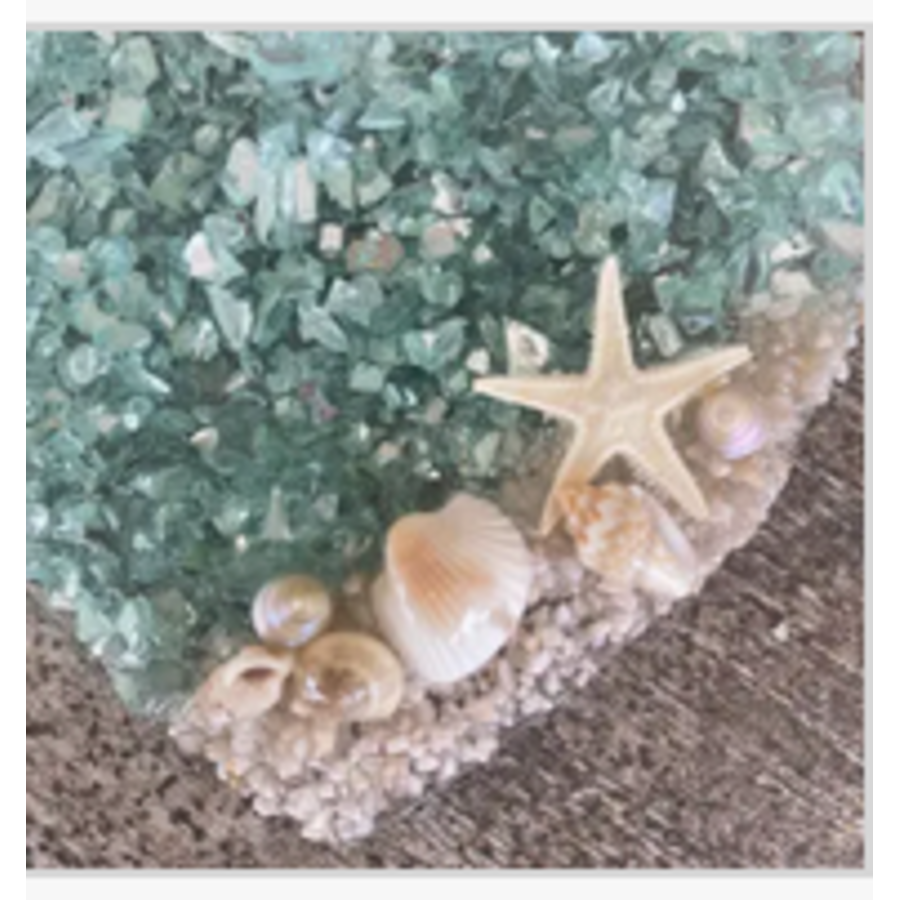 Coastal Heart Sun Catcher / Ornament