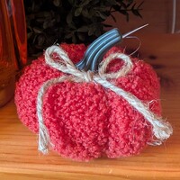 Pumpkin with String Bow
