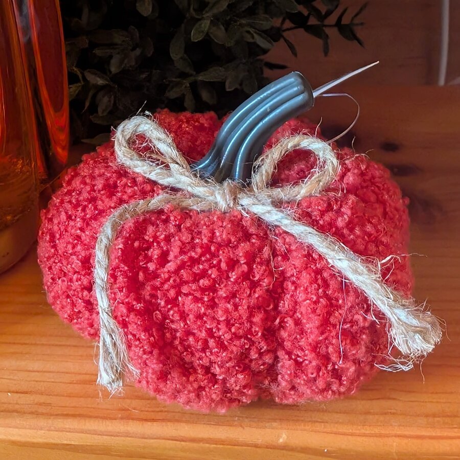 Pumpkin with String Bow
