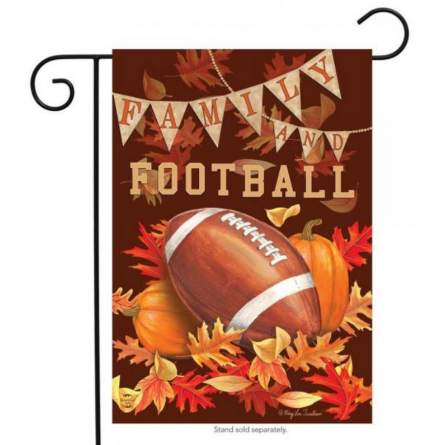 Family and Football Garden Flag