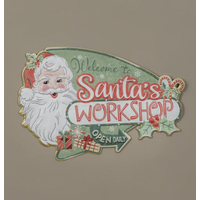 Santa's Workshop Sign