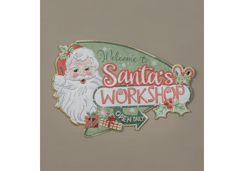  Ragon House Santa's Workshop Sign 
