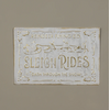 Ragon House Gold & White Sleighrides Sign