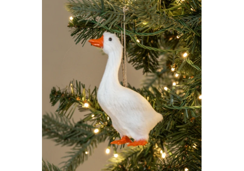  Ragon House 5.25" Standing Goose Ornament 