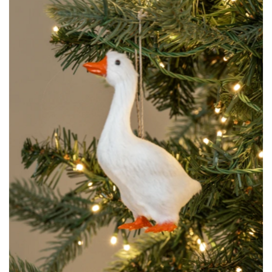 5.25" Standing Goose Ornament